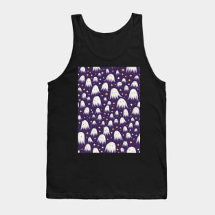 Spooky Ghost pattern, model 3 Tank Top